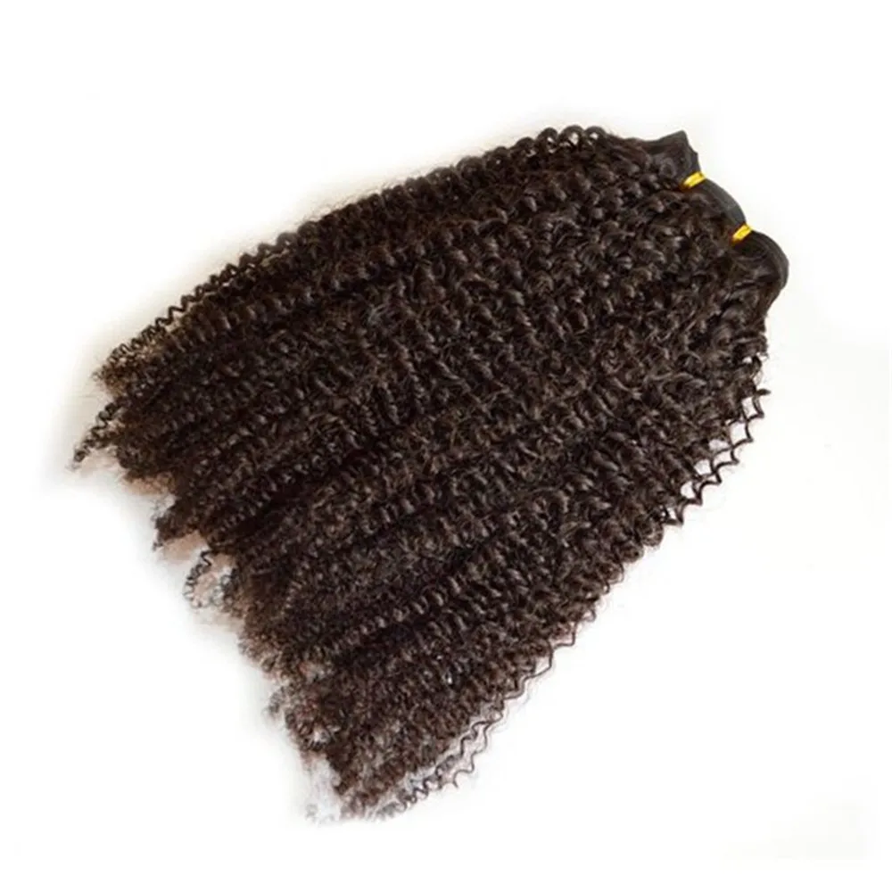 

7pcs/set Peruvian Human Hair 4b 4c Afro Kinky Curly Clip in Human Hair Extensions for Black Women