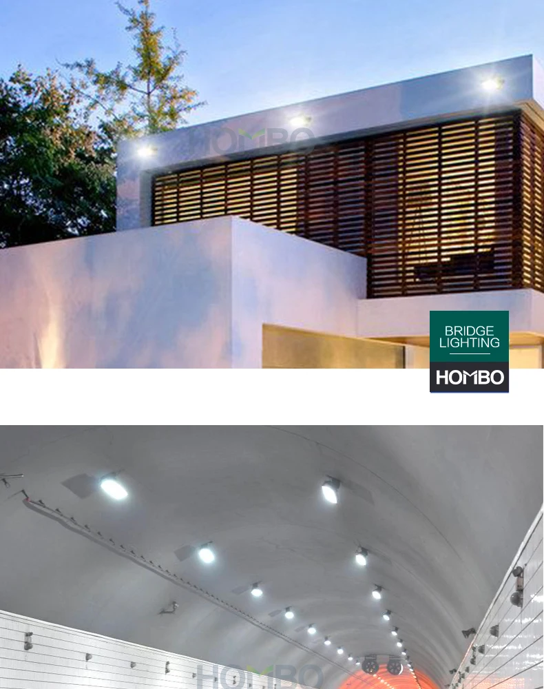 HOMBO best selling products etl waterproof ip66 outdoor flood led tunnel light - ANKUX.COM