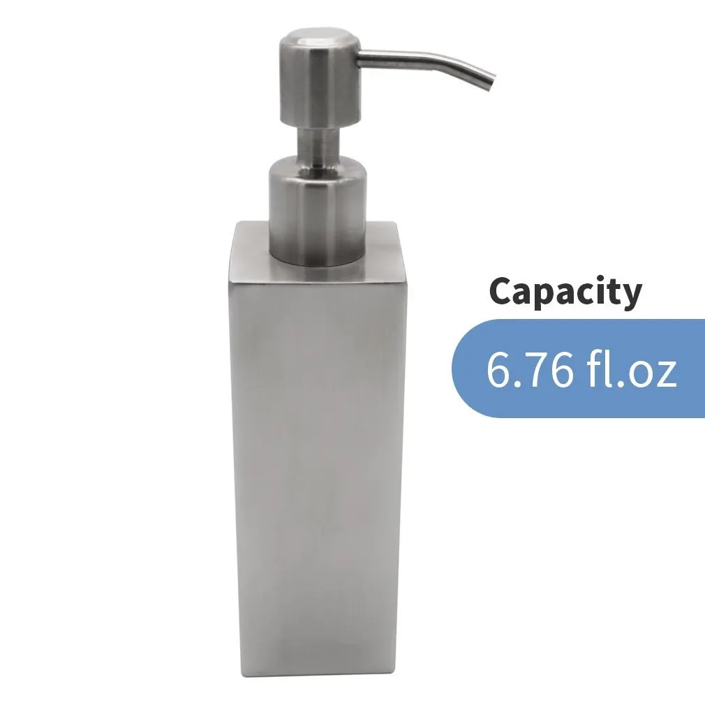 Countertop Soap Dispenser Find Get Quotations Besy Premium Stainless Steel Liquid Soap Lotion Dispenser Pump Square Refillable For