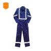 High Visibility Durable Blue Polyester Safety Work Coverall Uniforms