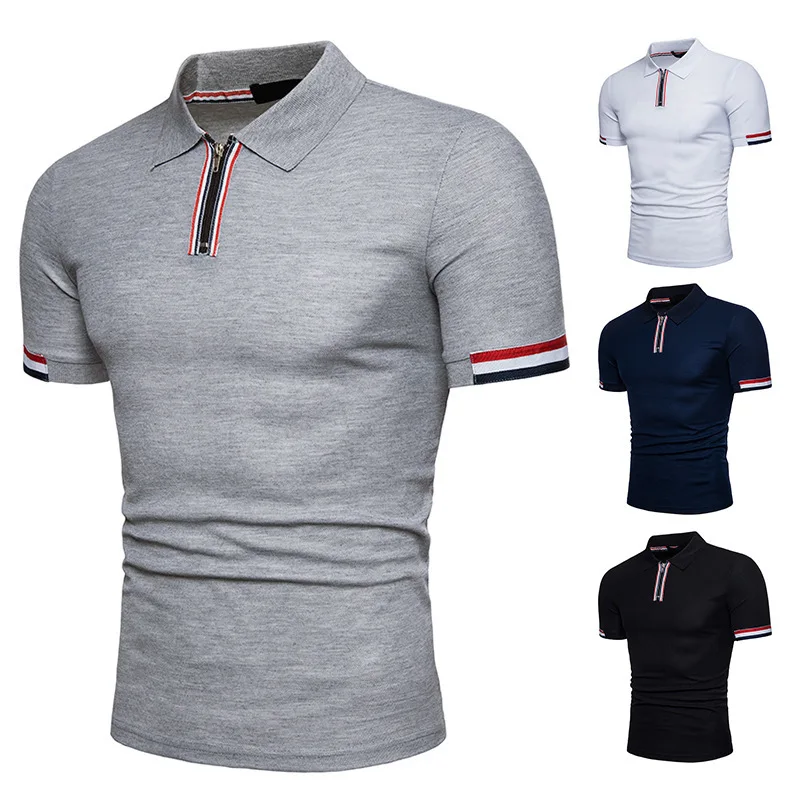 summer joint label european size breathable polo shirt custom OEM men polo t-shirts