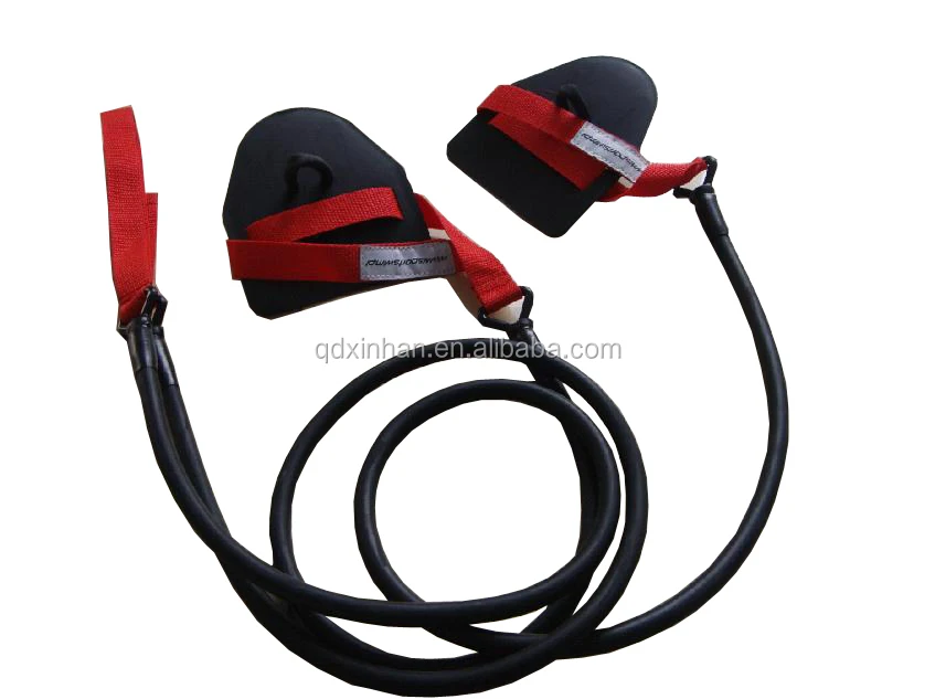 Swim Stretch Cords With Hand Paddles For Land Swimming Training Buy