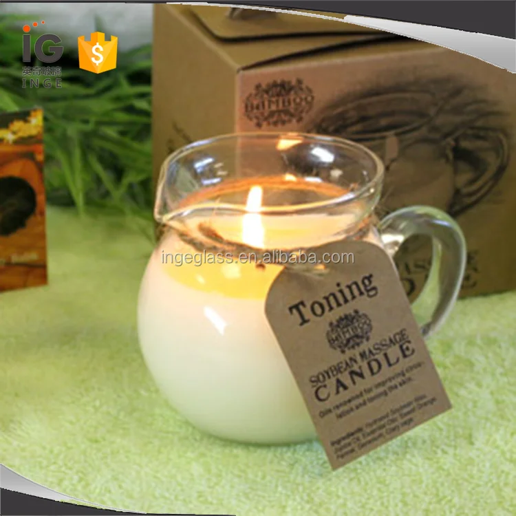 7 7 Cm 200g Skin Smoothing Massage Glass Candle Jar