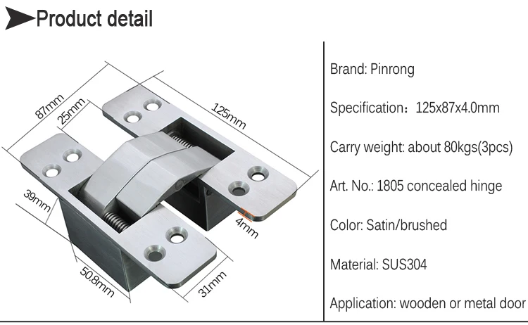 180 Degree Soft Close Mute Locking Gate Heavy Concealed Cross Door ...