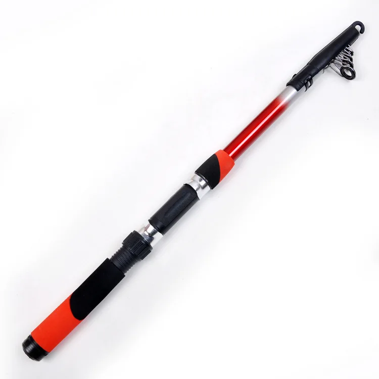 

2.1-3.6m Outdoor Fiberglass Sea Rod Telescopic Fishing Rod Pole Fishing Tackle Tools Pesca High Quality And High Strength, See pictures