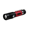Zoomable function easy to take mini usb rechargeable flashlight
