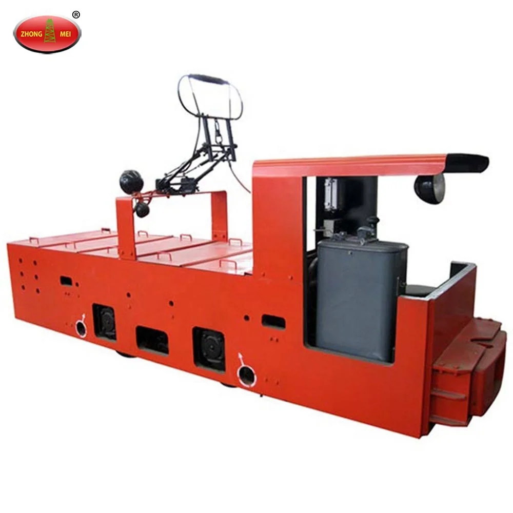 
CJY7 7T Electric Trolley Overhead Line Underground Mining Locomotive Price 