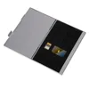 14 in 1 Silver Aluminum SIM Micro SIM Memory Cards Pin Storage Box Case Holder Protector For Micro Memory SD Card