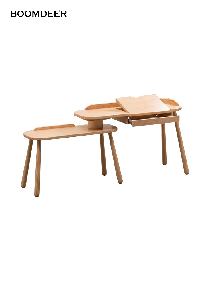 product-BoomDear Wood-Flexible Diningroom Multifunction Kids Furniture Adjust wooden Table-img