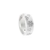 Diamond Snowflake Wedding Ring Commitment Gold Plated Jewelry For Couples