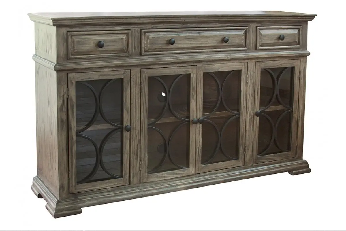 Rustic Wood Front Doors Find Deals On Get Quotations Keystone Rustic Solid Wood Sideboard Media Console With 4 Doors 3 Drawers