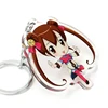 Customized Design Transparent Acrylic charmm,Vograce made key ring