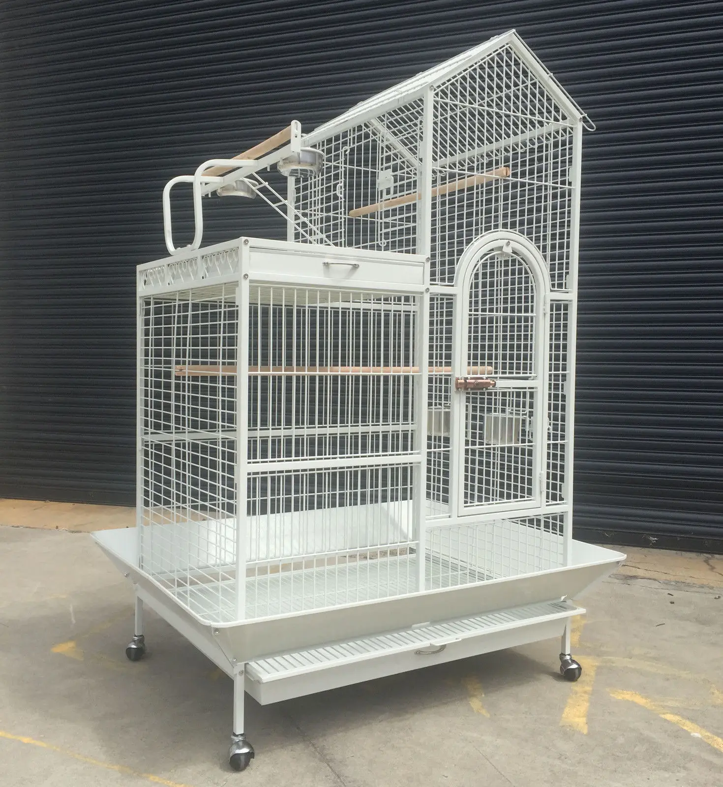 Desain Rumah Hamster Logam Akuarium Besar 2 Susun Burung Beo Kandang Burung Merpati Bertengger Atap Budgie Di Roda 93x 70x 161cm Buy Berkembang Biak Burung Kandang Kandang Burung Beo