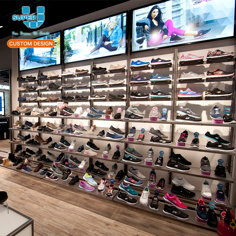 New Concept Design Props Sport Shoes Display Wall Shelf Buy