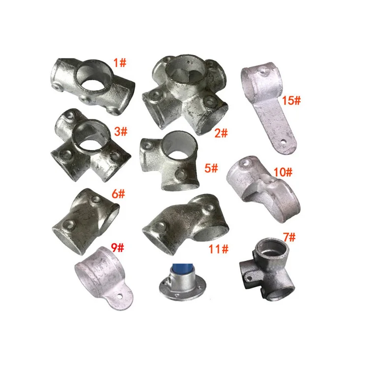 Playground Pipe Fittings Fence Clamps Pipe Fittings With Set Screws