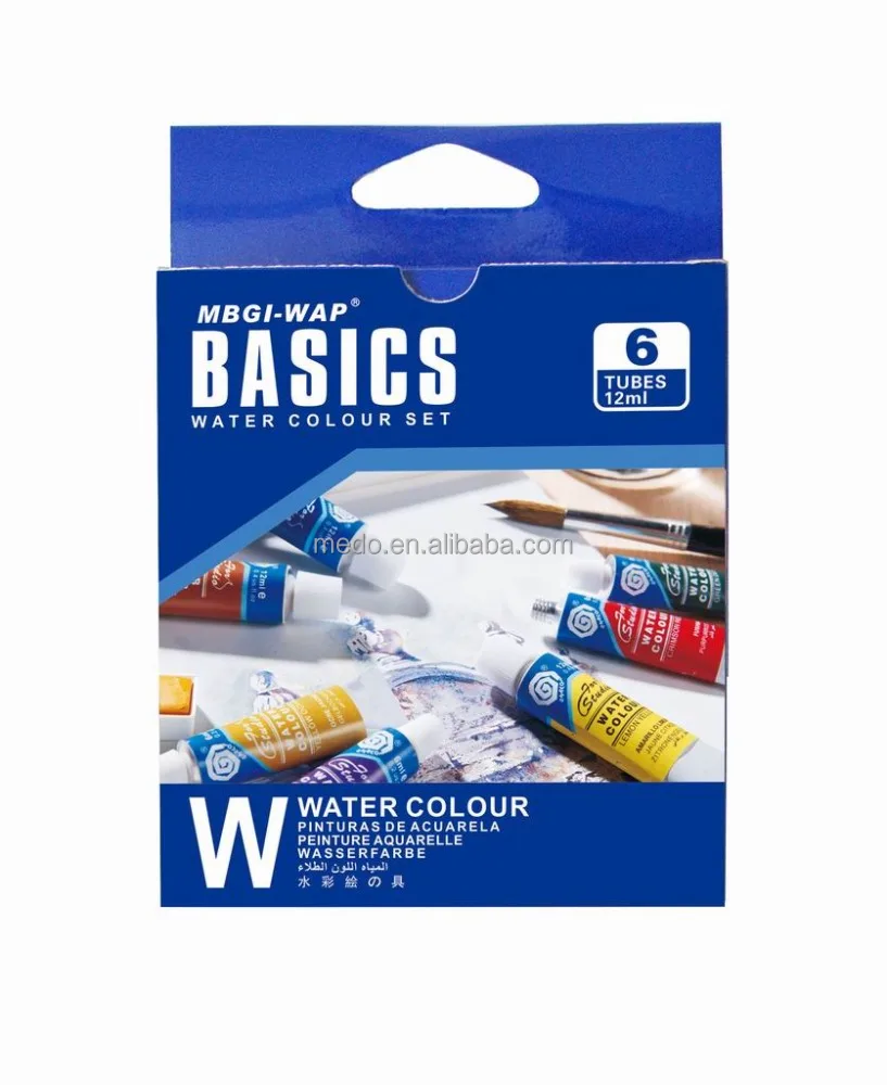 factory price watercolor paint set water