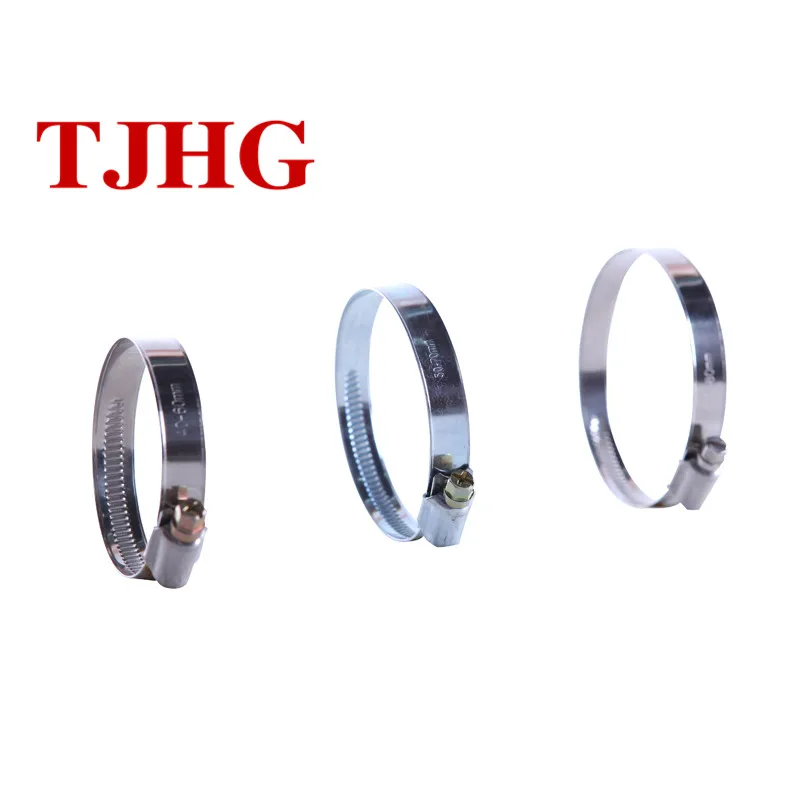 
China professional manufacturer Factory Direct Sale low price Stainless Steel adjustable German type hose clamp 