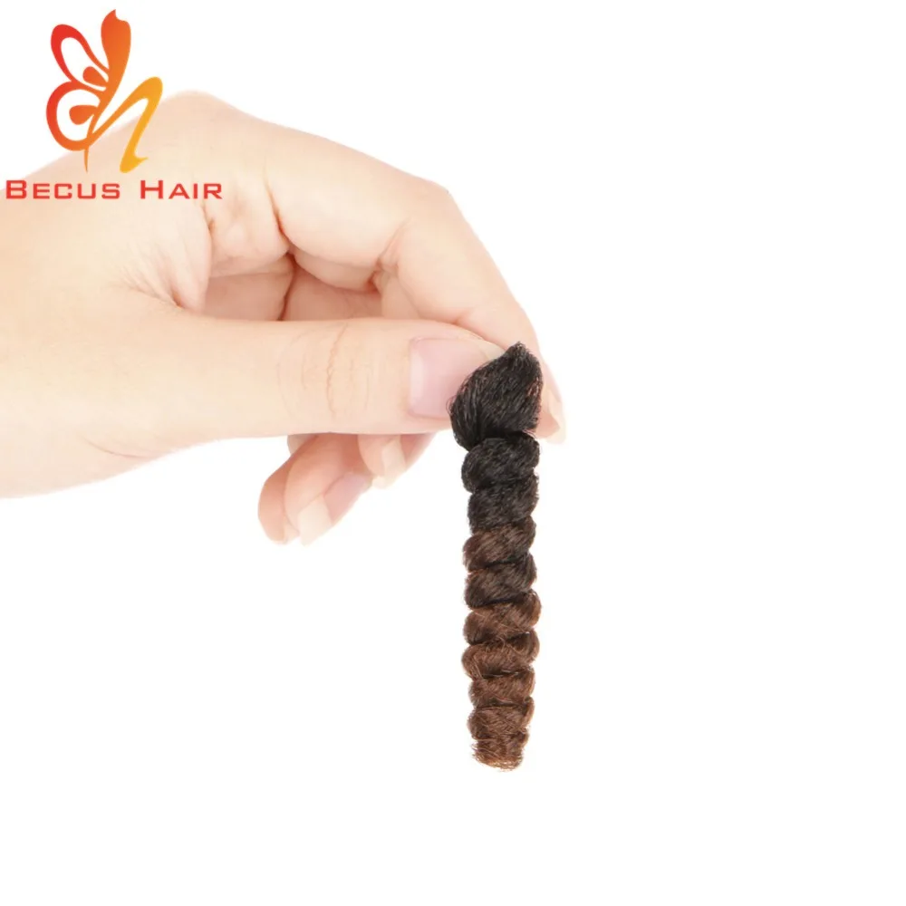 

100% synthetic hair extension curly crochet braids for Africa Americans, #1b/30
