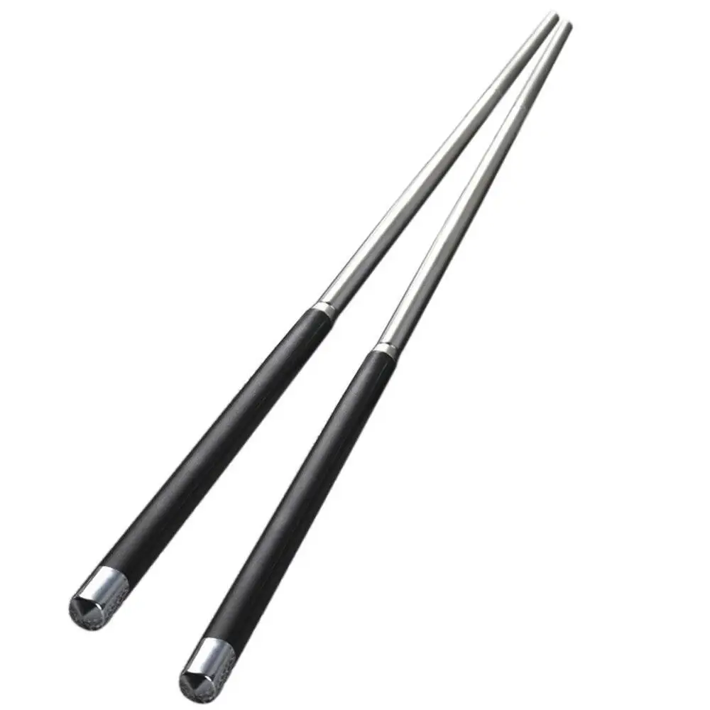 

1 Pair High Grade Reusable Chopsticks Metal Chinese Stainless Steel Chop Sticks