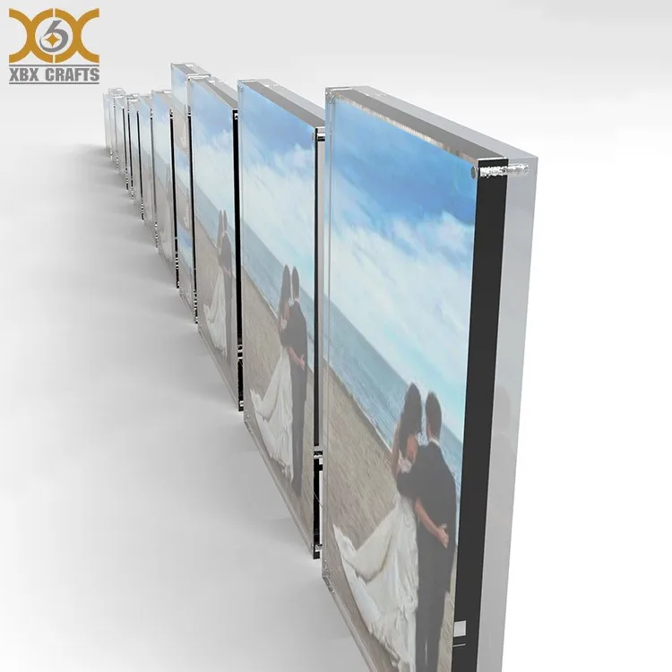 Wholesale 4x6 Inch 24mm Thick Acrylic Picture Frame,Clear