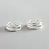 1PCS Dainty Jewelry Minimal 925 Stering Silver Non Piercing Ear Cuff For Women