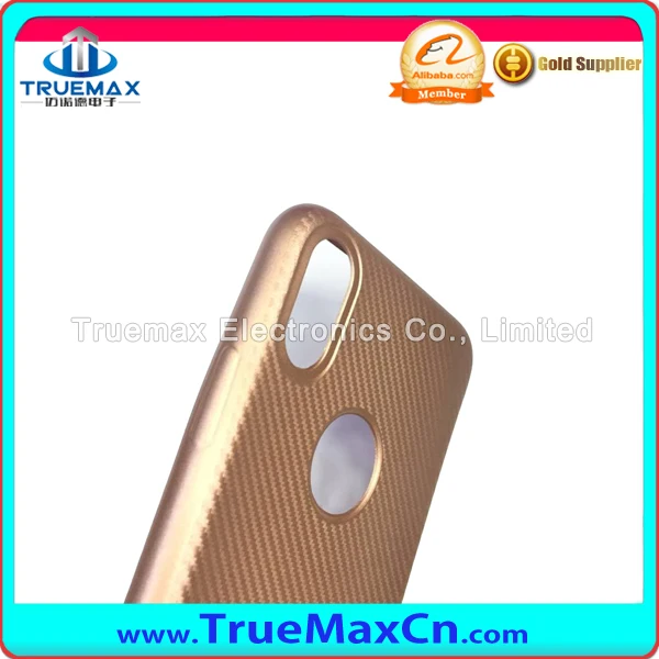 Soft Carbon Fiber Silicone Case for iPhone 10