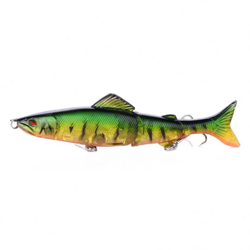 

Hard plastic multi section fishing lure, 8 available colors to choose