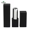 FUDUI factory silm black silver classics square silver high grade matte high quality magnetic snap custom empty lipstick tube
