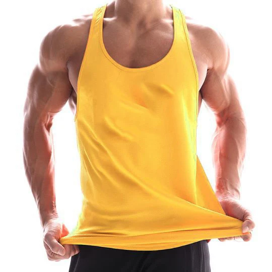 Low MOQ Custom Logo Guangzhou Sportswear Private Label Tanks Men