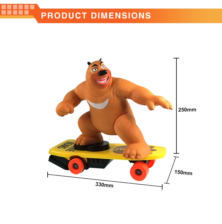DISPLAY 2017 skateboard animal toys with USB charge