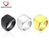 best selling design your own stainless steel square ring 60 years anniversary gifts