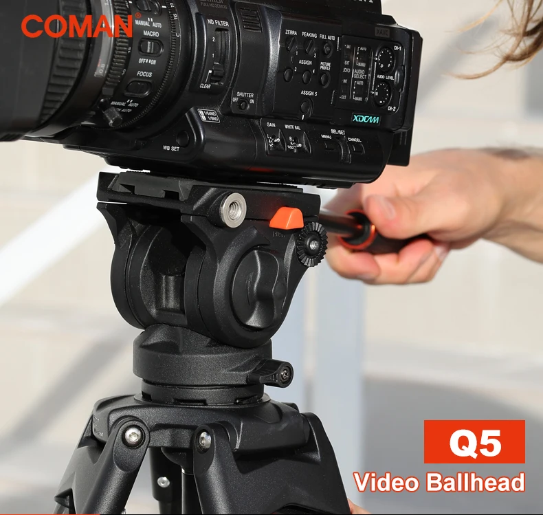 Coman professional Q Series video head dslr camera tripod ball head Q5 high quality