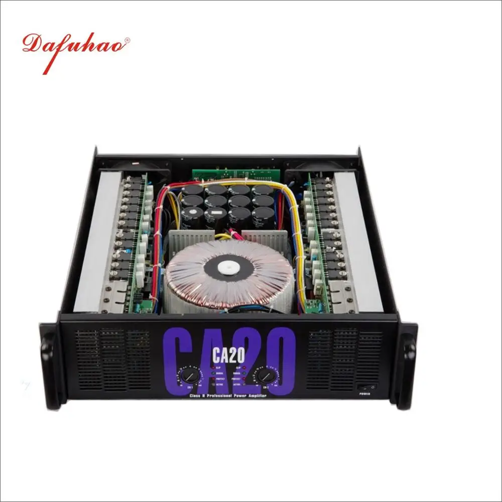 Manufacture Professional Sound Standard CA 20 Power Amplifier 1400 Watts CA20 Audio Power Amplifier