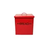 T004 Rectangle Iron Flour/Bread/Pasta Bin Food Storage Metal Bin With Lid