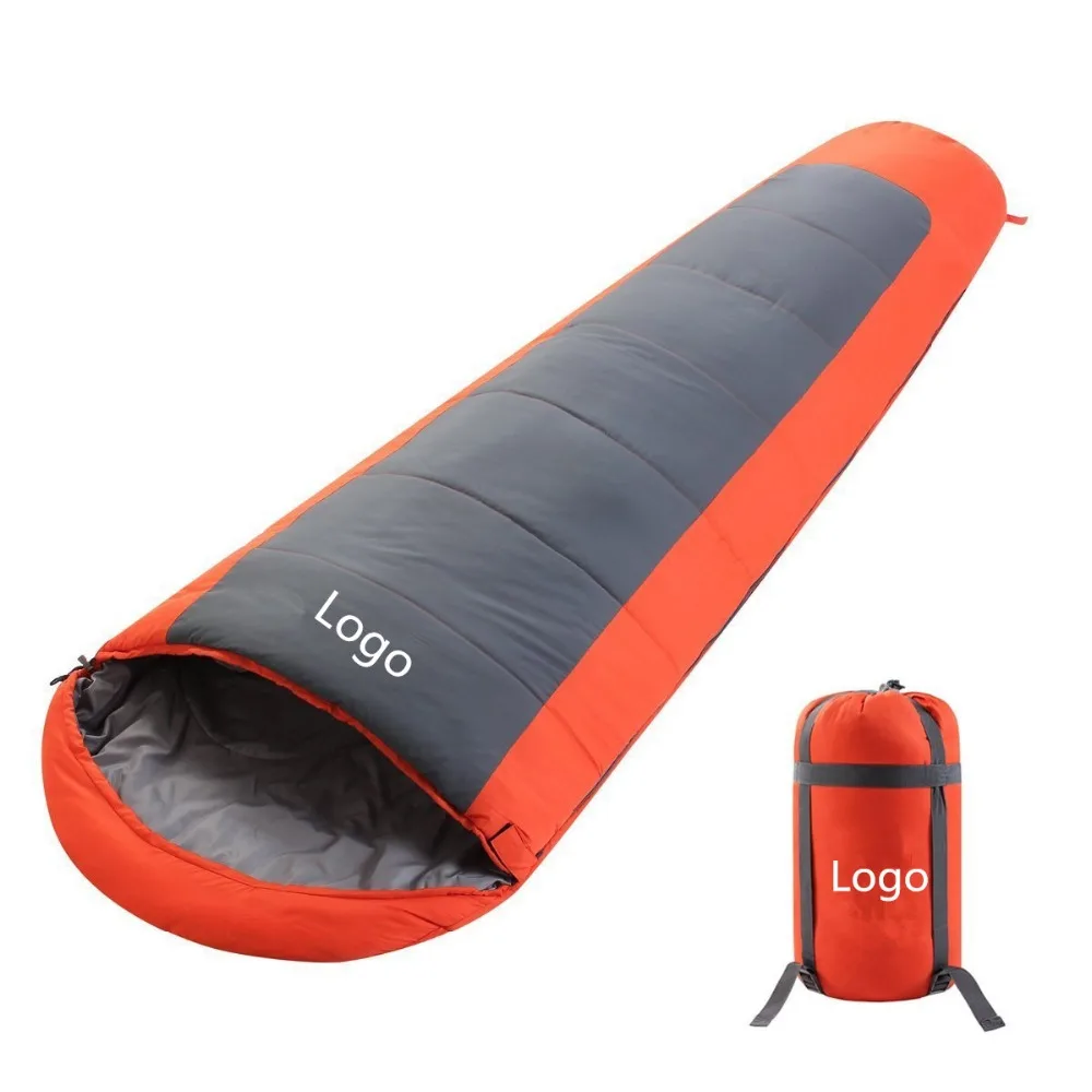 

Woqi Lightweight Mummy Camping Sleeping Bag for 4 Season Extreme Weather Sleeping Bags with a Compression Bag, Customized