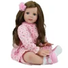 24 inch Reborn baby dolls Lifelike toddler Girl doll soft silicone Fridolin Dolls Princess Toys