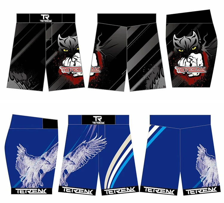 2018 Newest Wholesale Custom Make Your Own Sublimated MMA Shorts