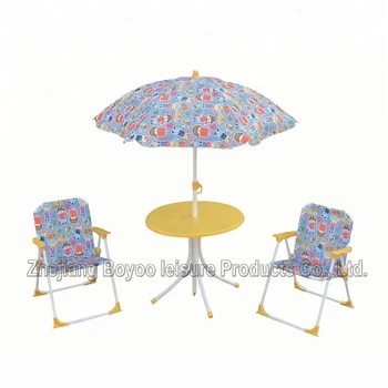 Kids Children Patio Set 2 Chairs 1 Table 1 Umbrella View Patio Chair Boyoo Product Details From Zhejiang Boyoo Leisure Products Co Ltd On Alibaba Com