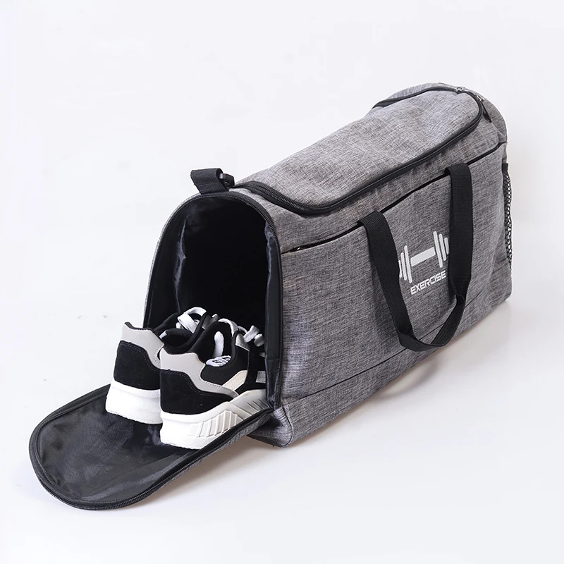 

Sport Gym Bag Travel duffle bag with wet pocket shoe compartment for men women lightweight waterproof, Customized color