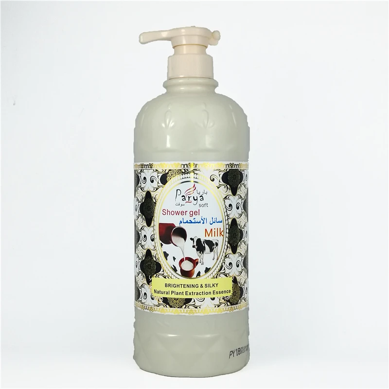 
Parya soft honey olive garlic milk rose mint moderately care natural plant extraction essence 1380ml shampoo shower gel 