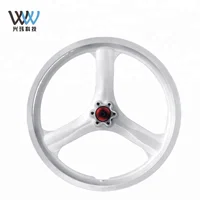 

hot sale strongest material magnesium alloy 20inch 3 spoke fat rim for snow bike