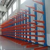 Industrial storage warehouse selective cantilever racking system