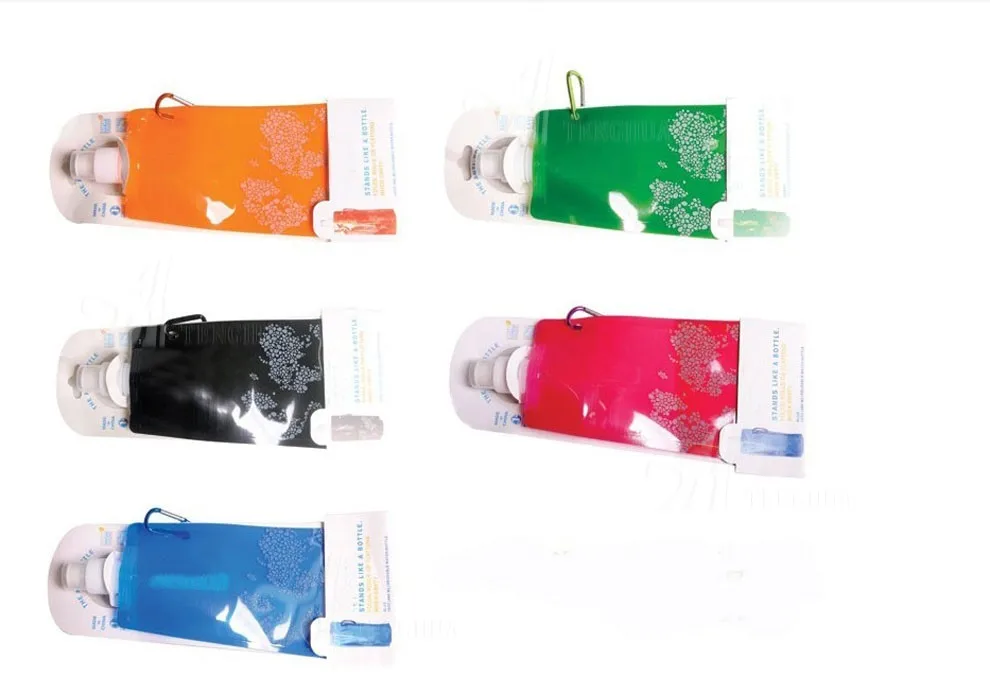 Promotional Advertising Usable Foldable Water Bottle