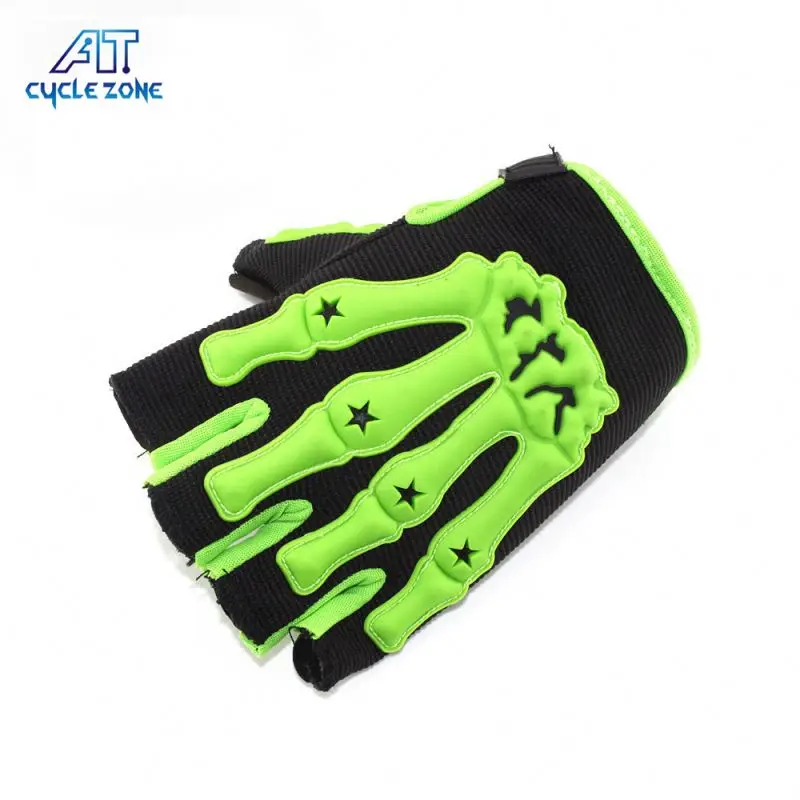 

RTS CYCLE ZONE ghost's Paw MTB Gloves cycling half finger gel Skidproof Cut-resistant gloves cycling bike gloves, As pictures or customized