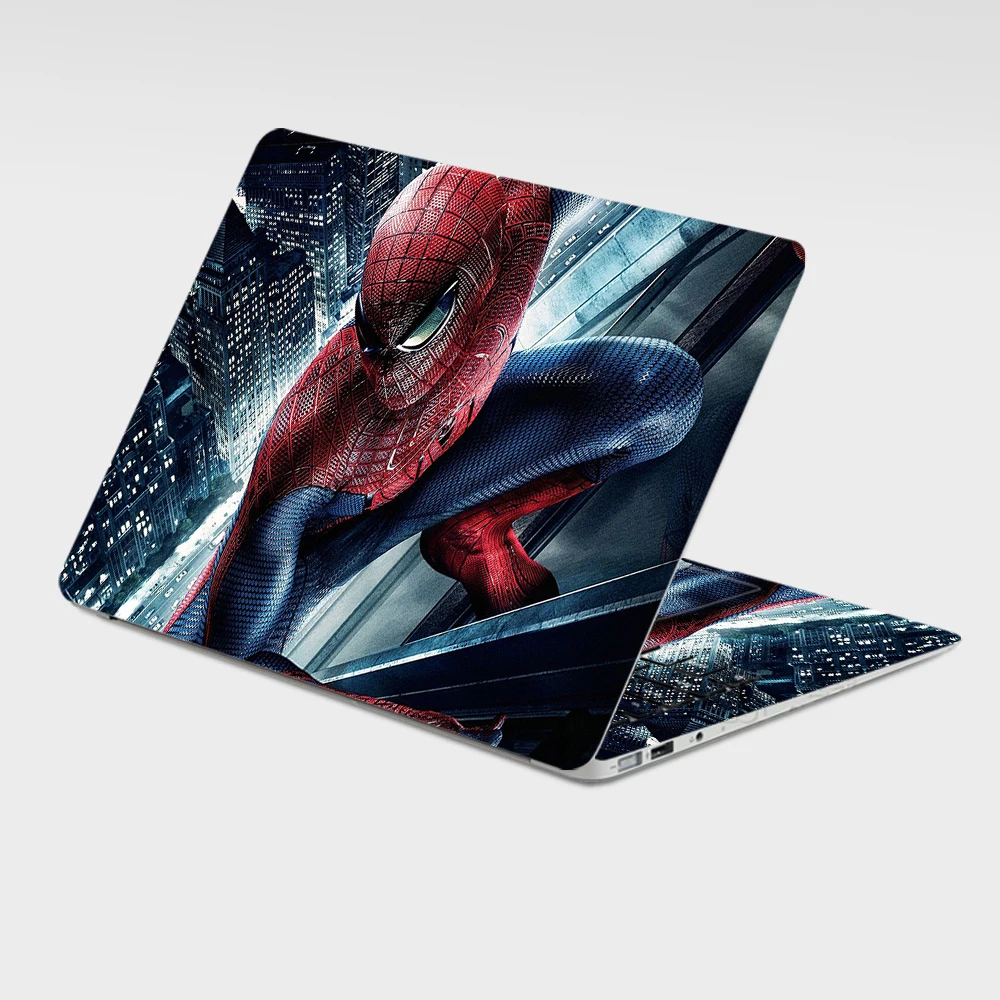Laptop Iron Man Sticker Skin Cover &Personalized Customized  Spiderman Removed Laptop Skin Sticker