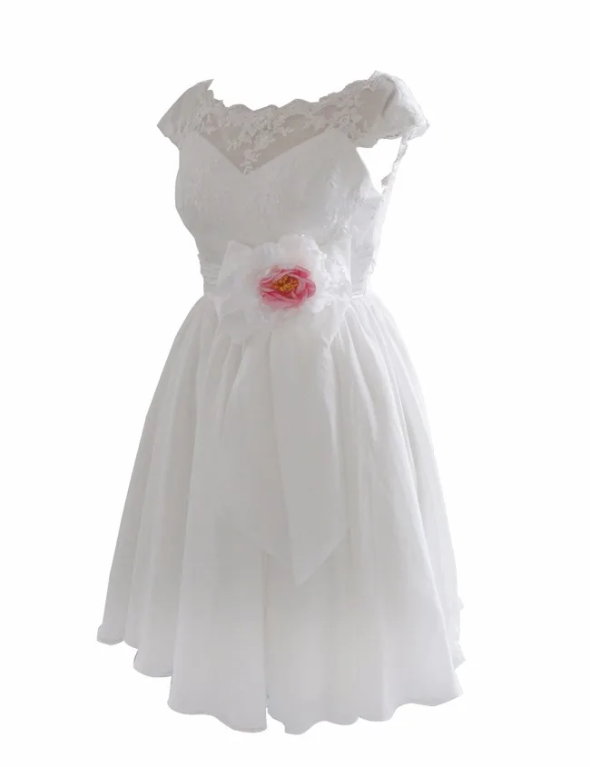 simple white sweetheart cap sleeve ball gown lace wedding dress