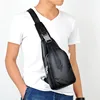 Cowhide leather shoulder bag factory restoring ancient ways crime chest bag