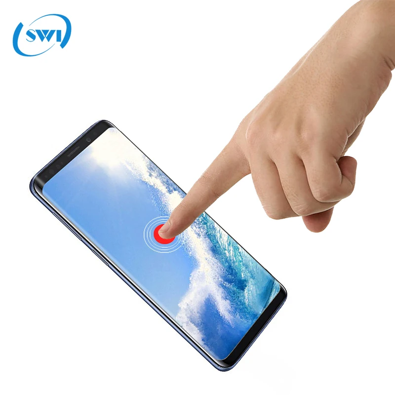 

Tempered Glass 3d Curved Full Cover Screen Protector Film For Samsung Galaxy Note 9, Black;white