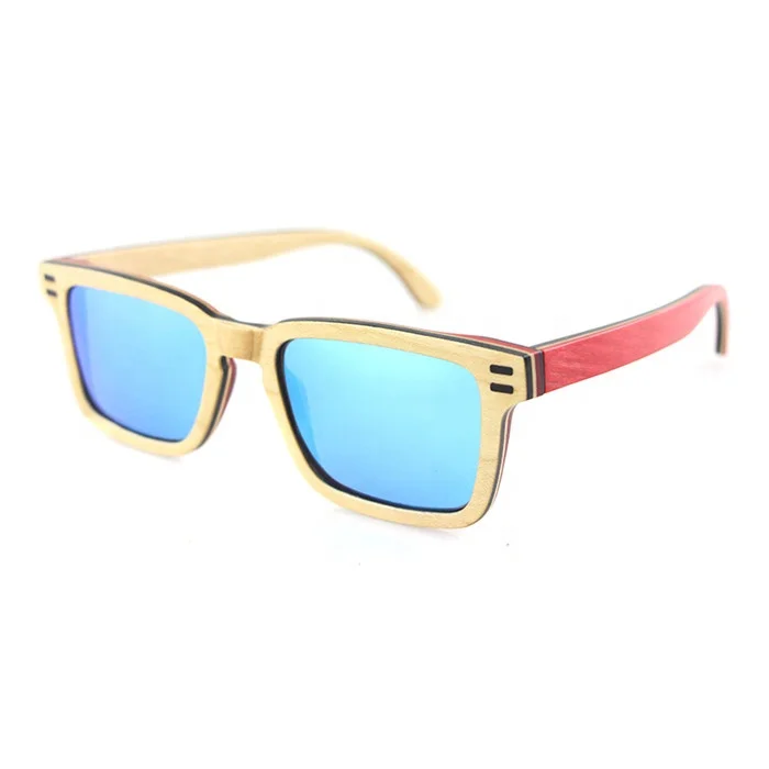 

ningbo hot sale promo polarized oem designer mens retro 100% wooden sun glasses sunglasses cristales de lentes blue