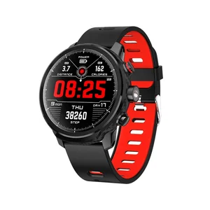 Round Screen Smartwatch Heart Rate Monitor Music Control